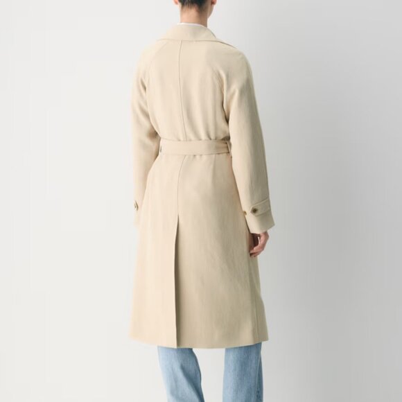 NWT Aritzia The Splendor Trench Coat - Crepette Marcona Beige M - Picture 5 of 12